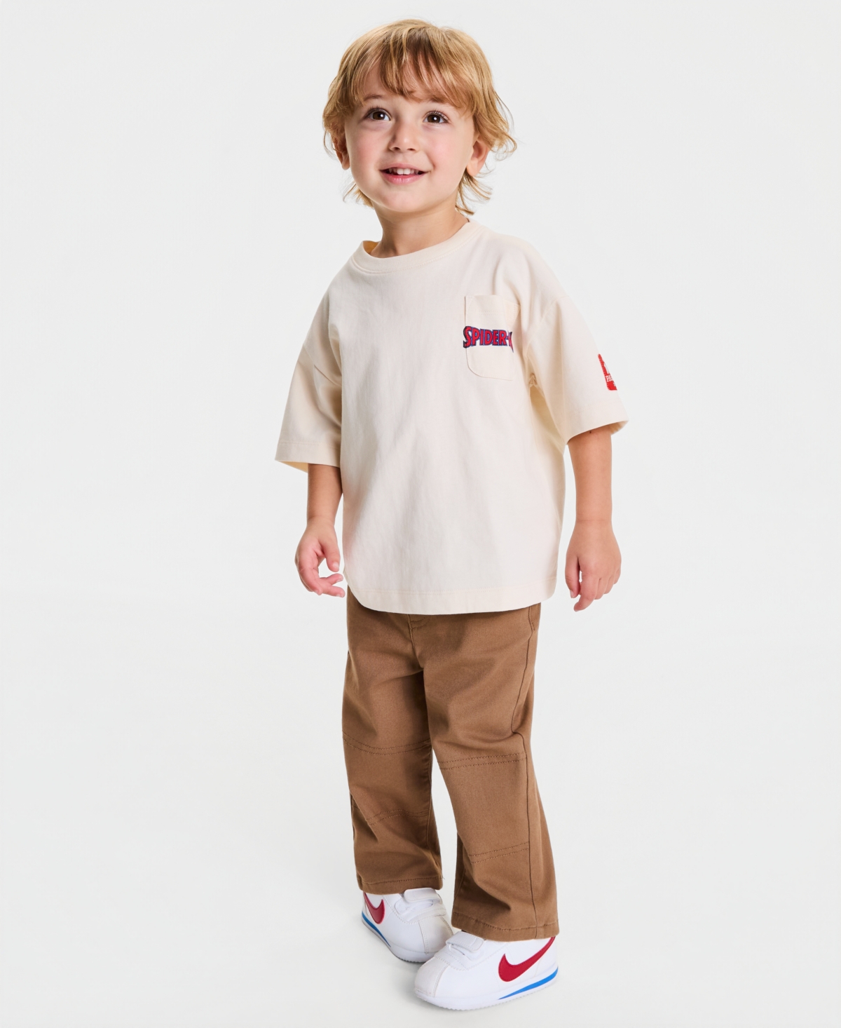 Marvel | Macy's Toddler Boys' 2T-4T Spider-Man 100th Parade Balloon Pocket T-Shirt, Exclusive