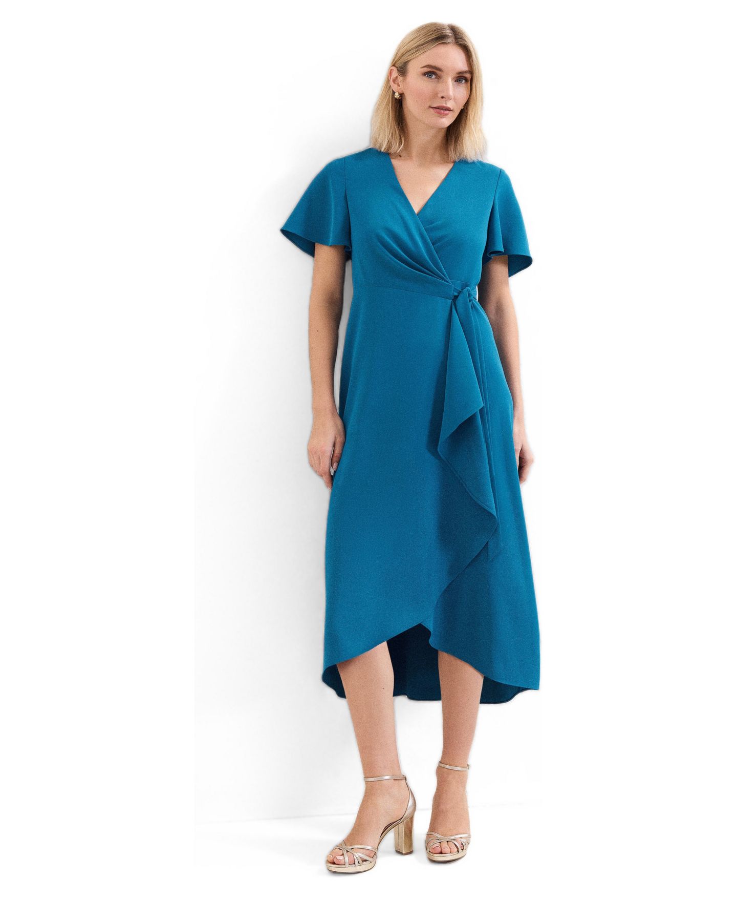 Женское платье Phase Eight Julissa Wrap Midi, цвет: Синий — фото 1
