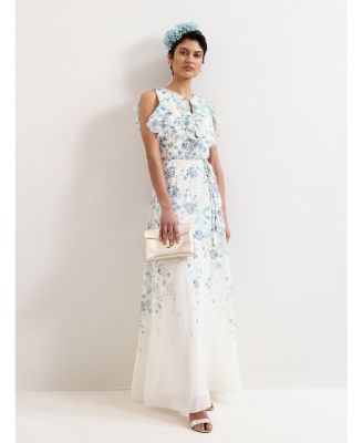 Women's Rachel Floral Ruffle Detail Maxi Dress