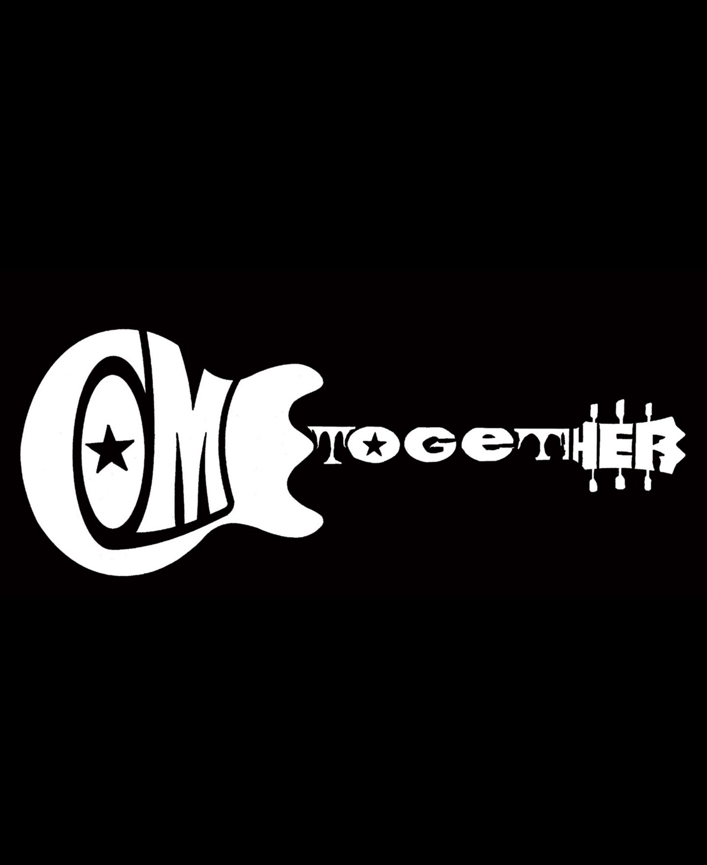 Мужской топ LA Pop Art Come Together Guitar Word Art, цвет: Чёрный — фото 4