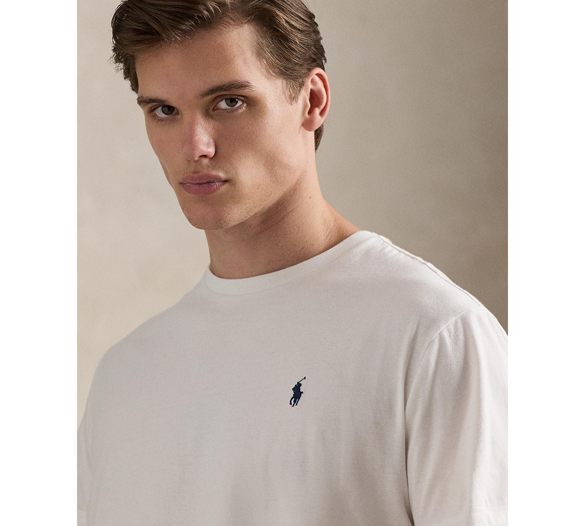 Мужские футболки Polo Ralph Lauren Men's Classic-Fit Crewneck T-Shirt — фото 5