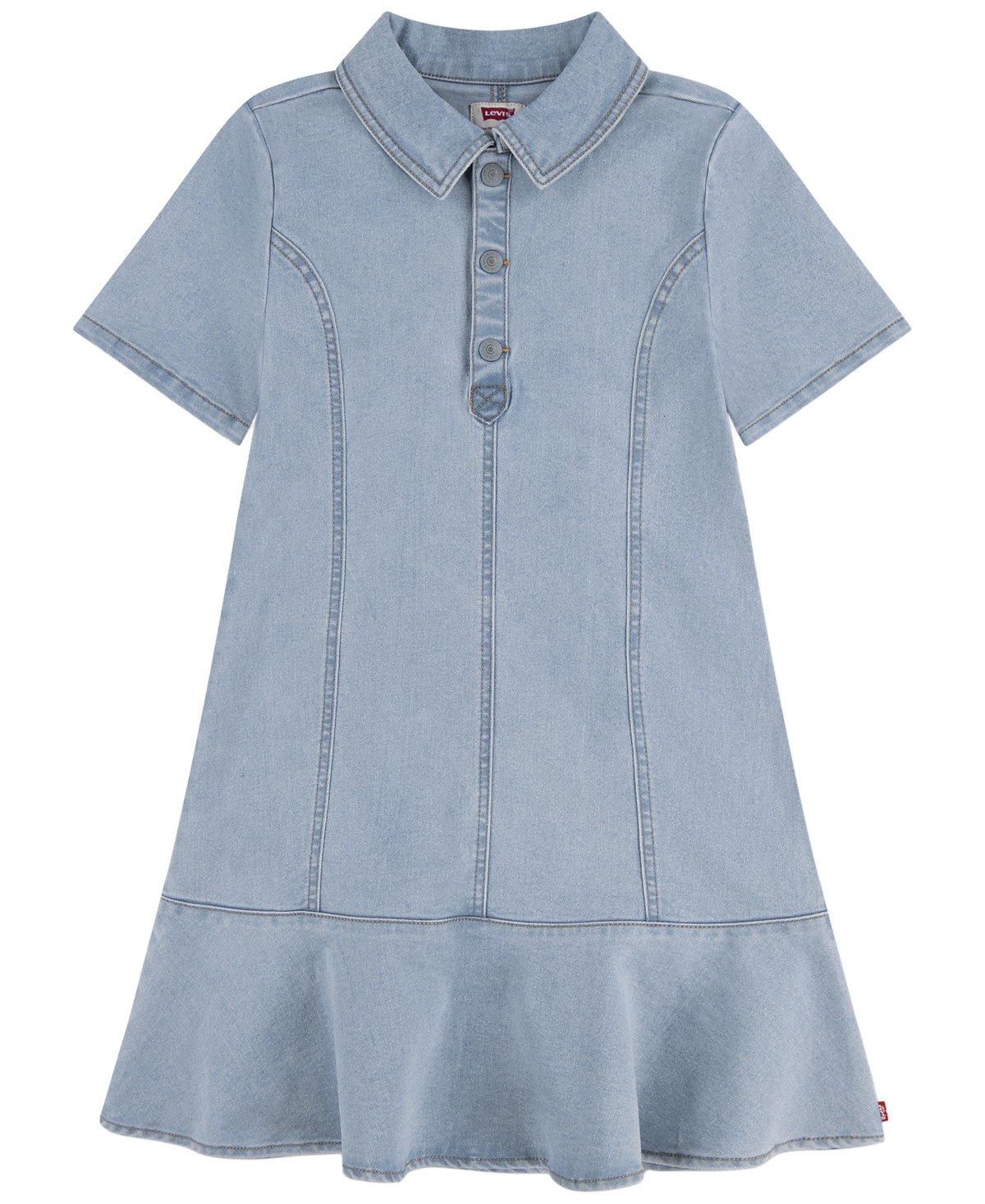 Детские Levi's Girls' 7-16 Short-Sleeve Dress — фото 1