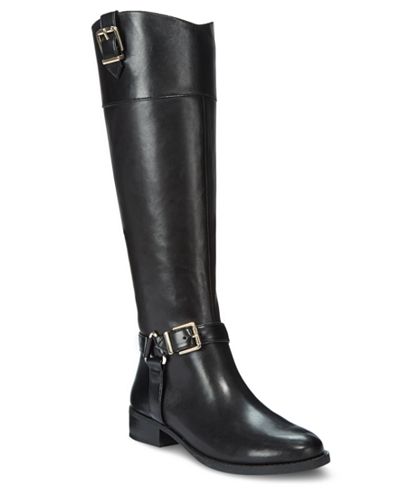 INC International Concepts Women's Fedee Wide-Calf Tall Boots, Only at ...