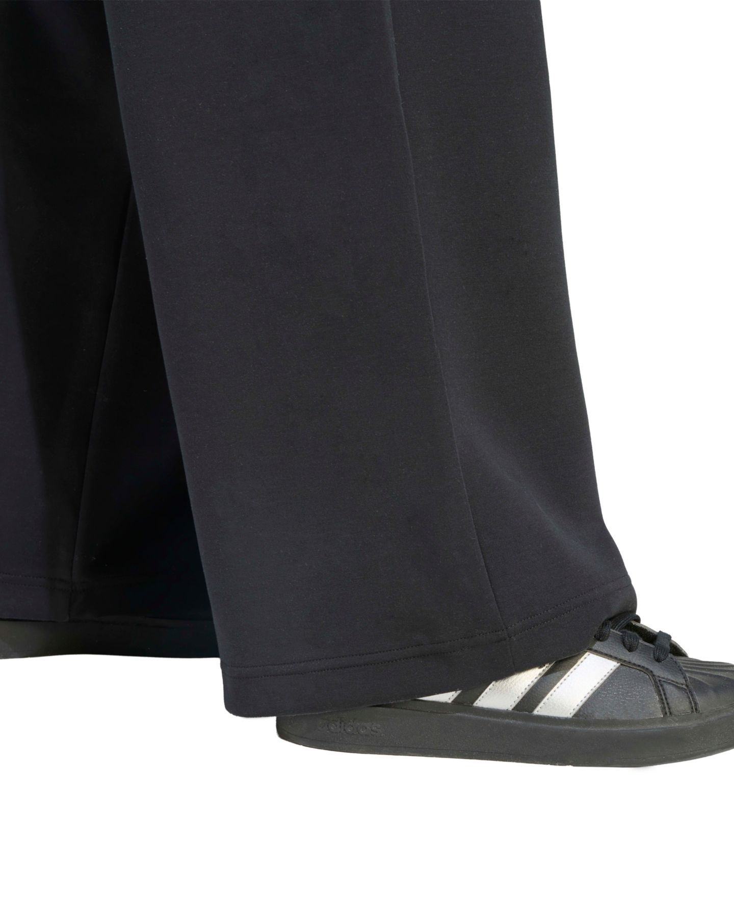 Женские брюки adidas Straight Soft Lux Sportswear, цвет: Чёрный — фото 5