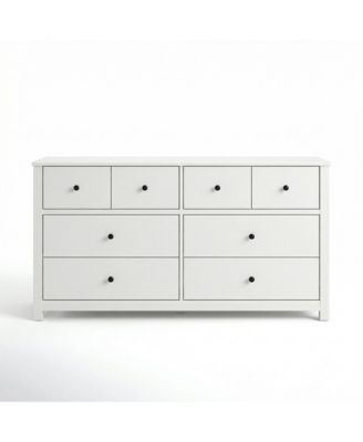 8 Drawers Dresser for Bedroom, Fluted Wood Drawers