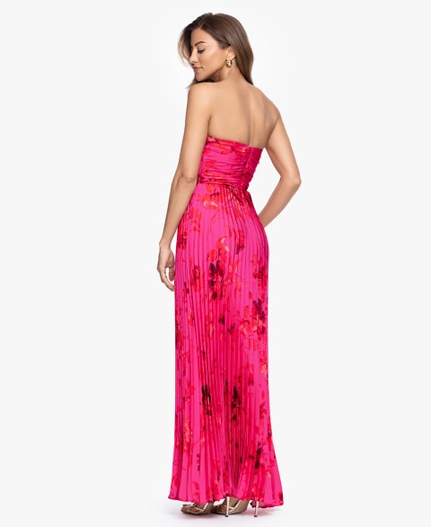 Женские платья Betsy & Adam Women's Strapless Pleated Gown