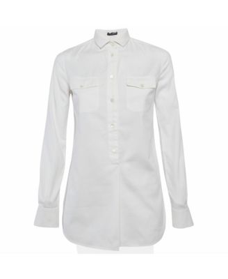 Women's Cotton Half Placket Blouse