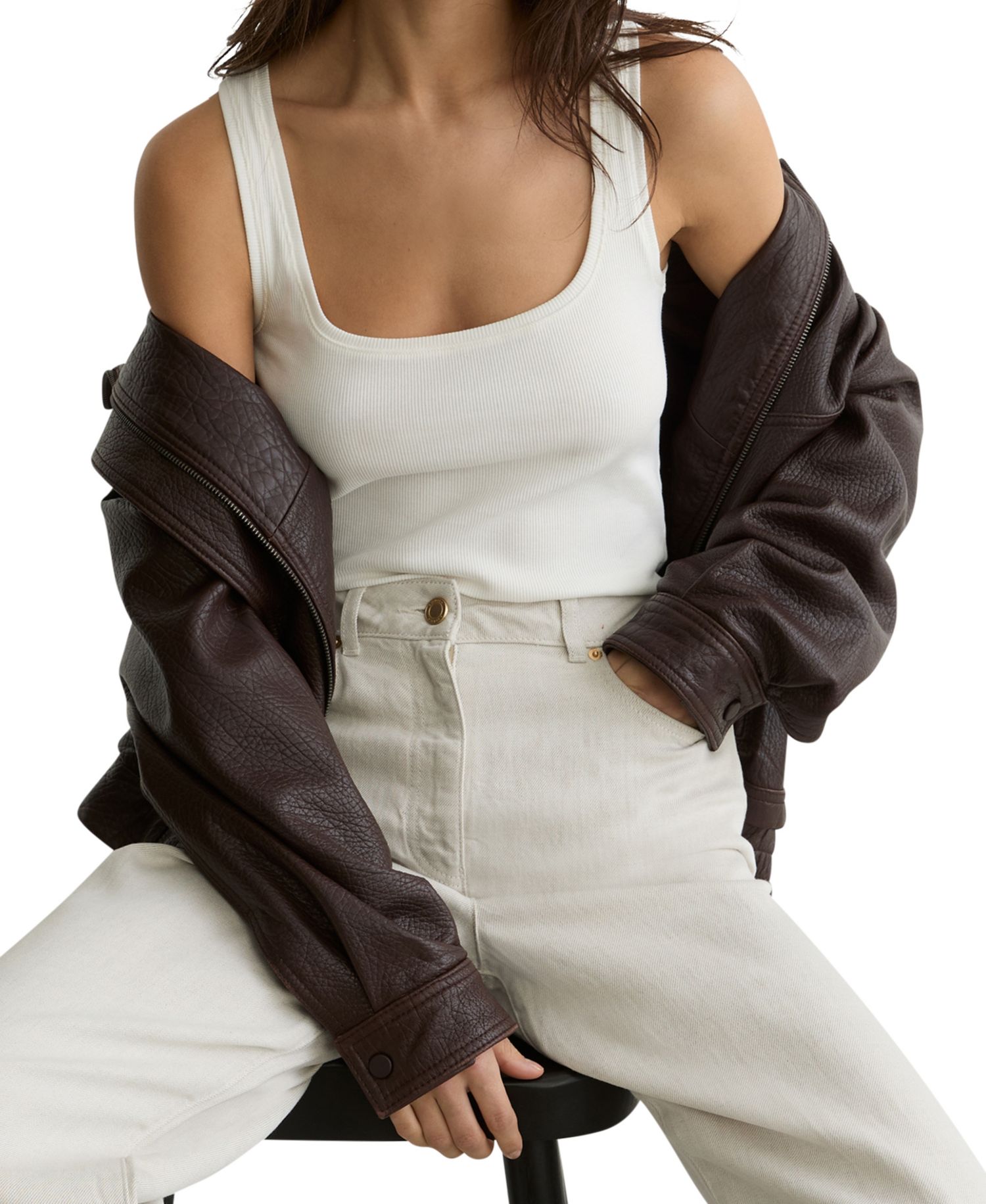 Women's Carmen Linen Blend Wide-Leg Trouser Pants