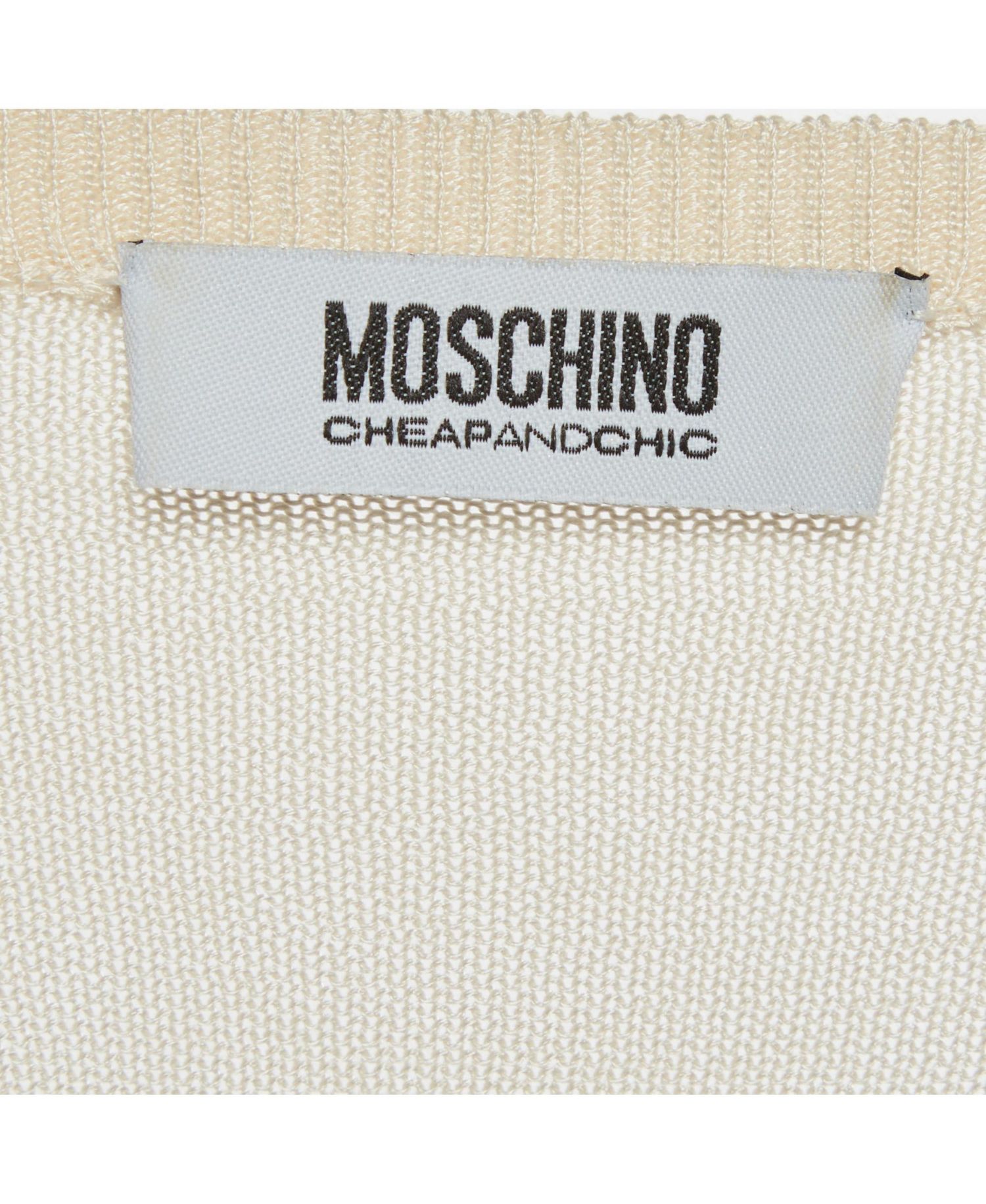 Women's Cheap And Chic Cream Knit Floral Applique Detail Cardigan