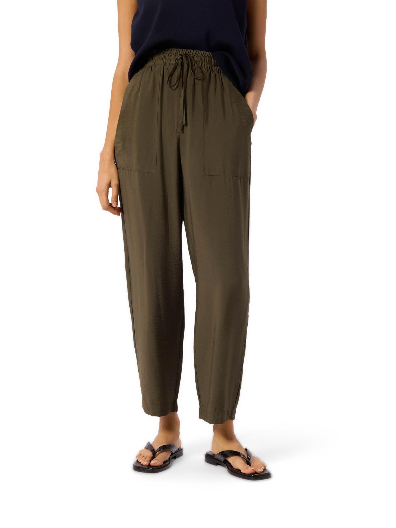 Women's Linen Elasticated Short