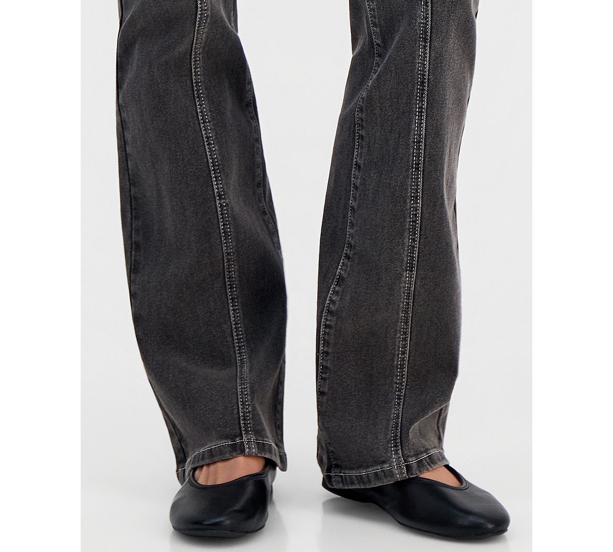 Madden Girl Juniors' Mid Rise Seamed Bootcut Jeans With Keychain view 5 — MAYCSS fashion products