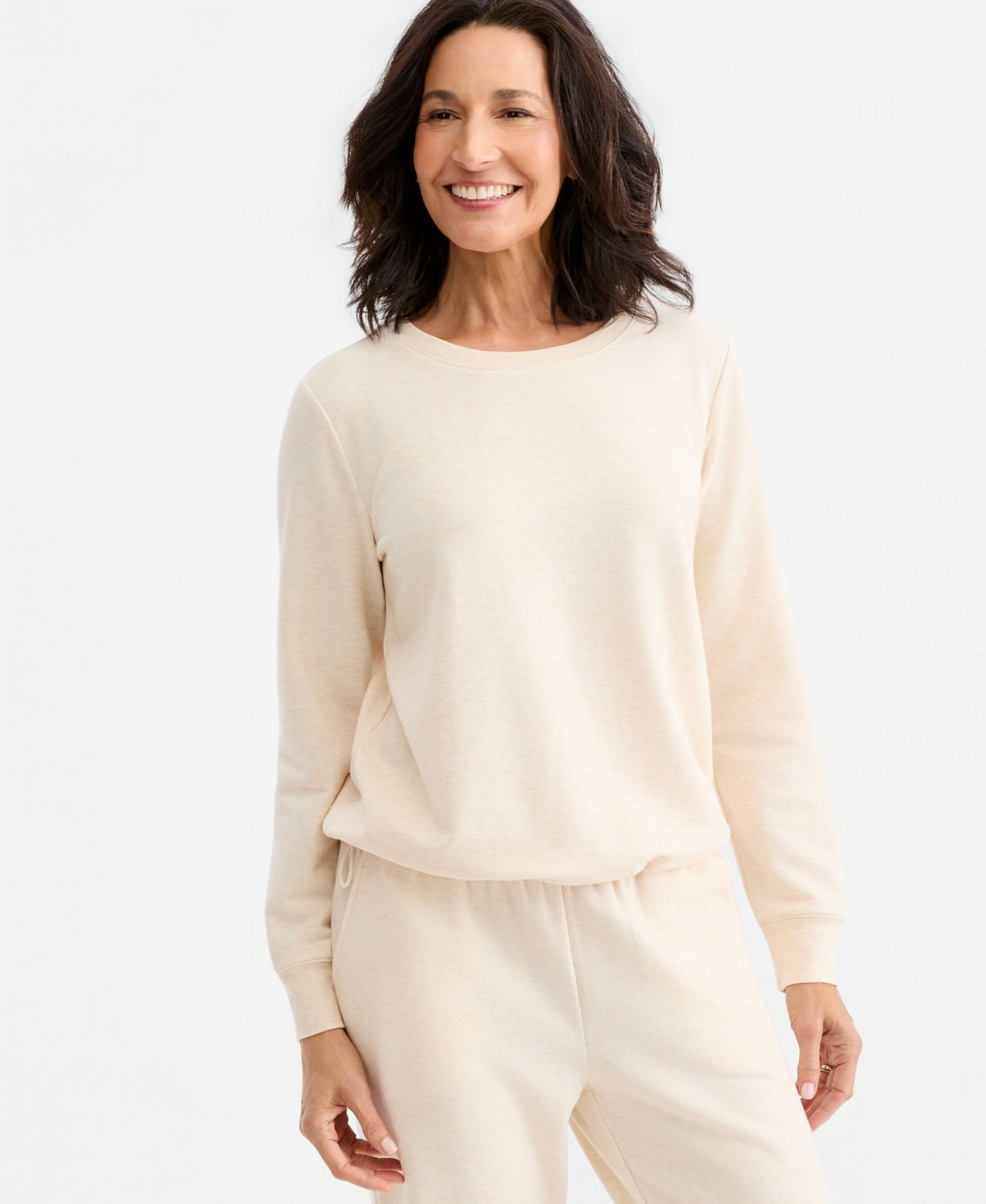 Women's LuxLounge Fleece Crewneck Sweatshirt