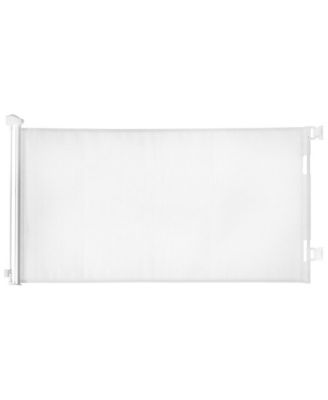 Retractable Mesh Pet Gate 31.3 in Tall Extends to 72.8 in Wide PVC Mesh
