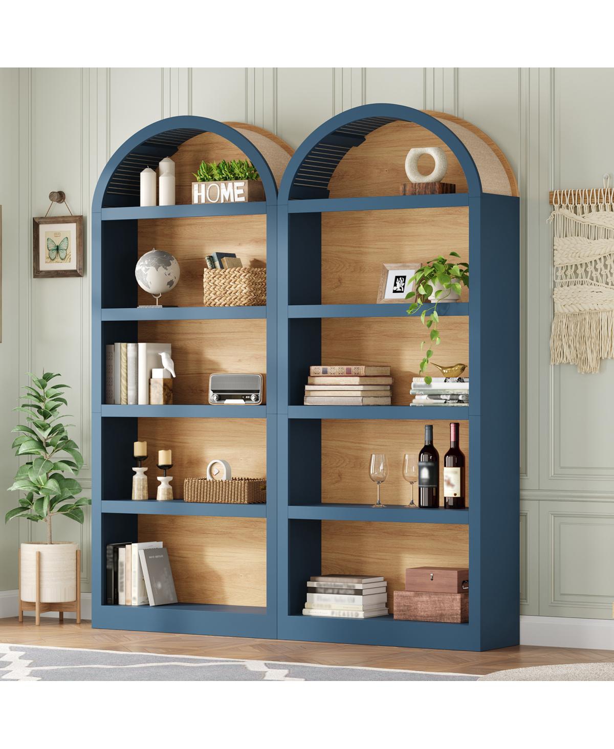 Streamdale Furniture Farmhouse 2-Pack Tall Bookshelves
