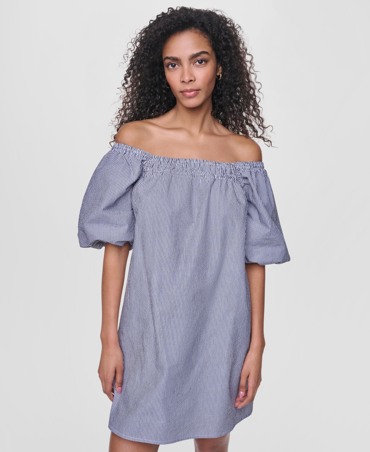 Dkny Jeans Women's Square Neck Mini Dress