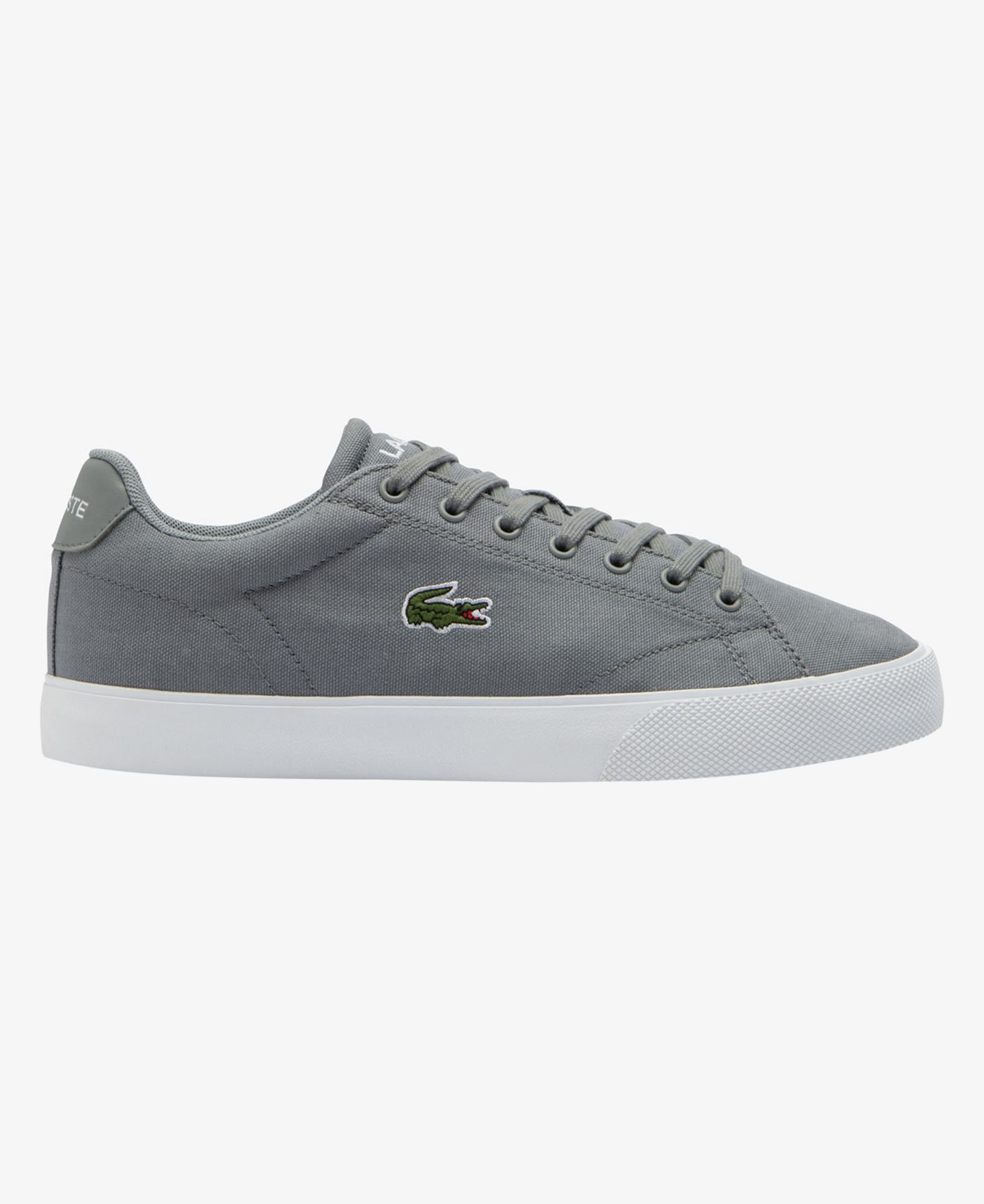 Мужские кроссовки Lacoste Lerond Low-Profile, цвет: Серый / Белый — фото 2