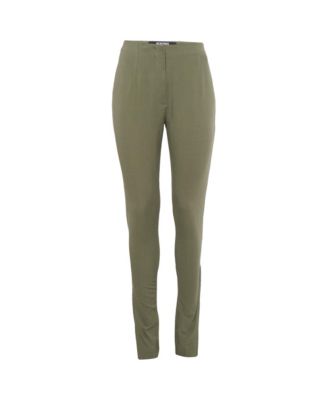 Women's Linen Blend Skinny Trousers