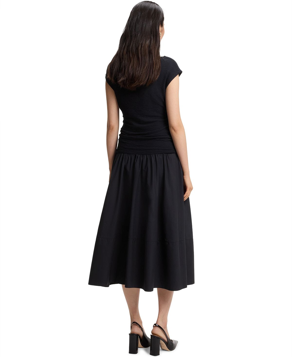 BOSS by Hugo Boss Women's Structured-Jersey Slim-Fit Dress view 5 — MAYCSS fashion products