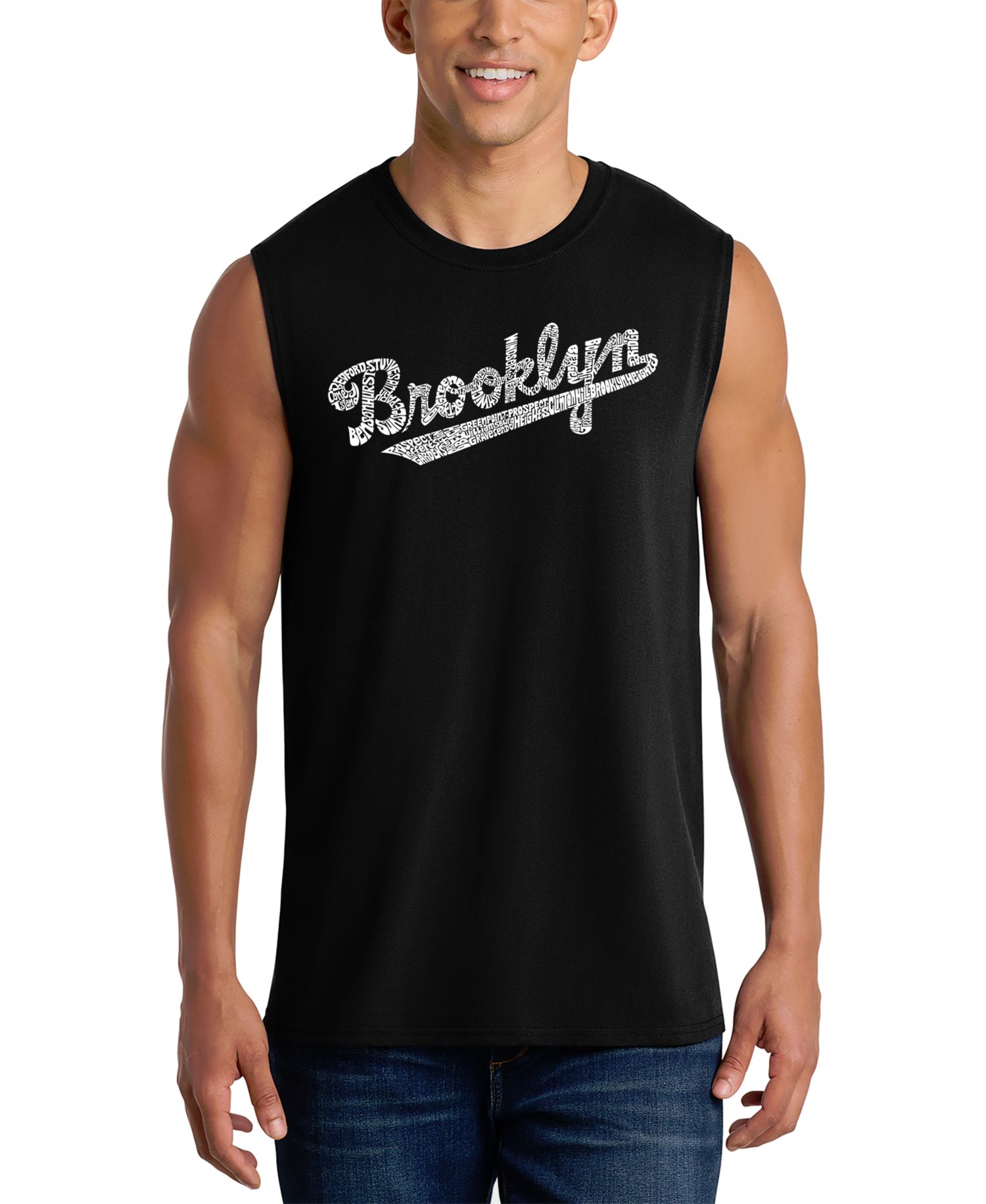 Men's Brooklyn Script Graphic Tank Top