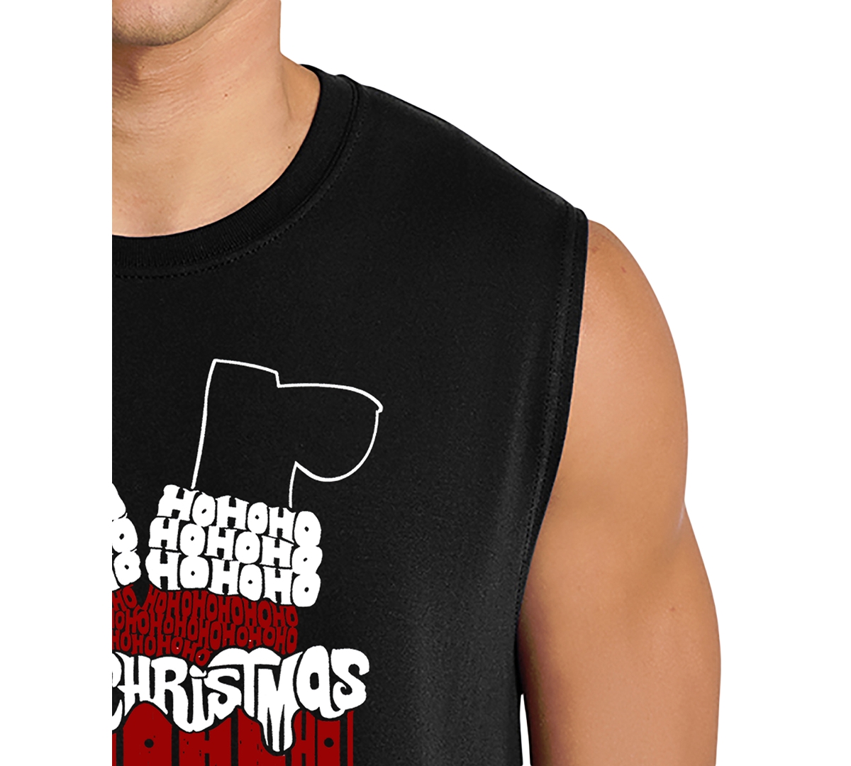 La Pop Art Men's Santa Claus Graphic Tank Top