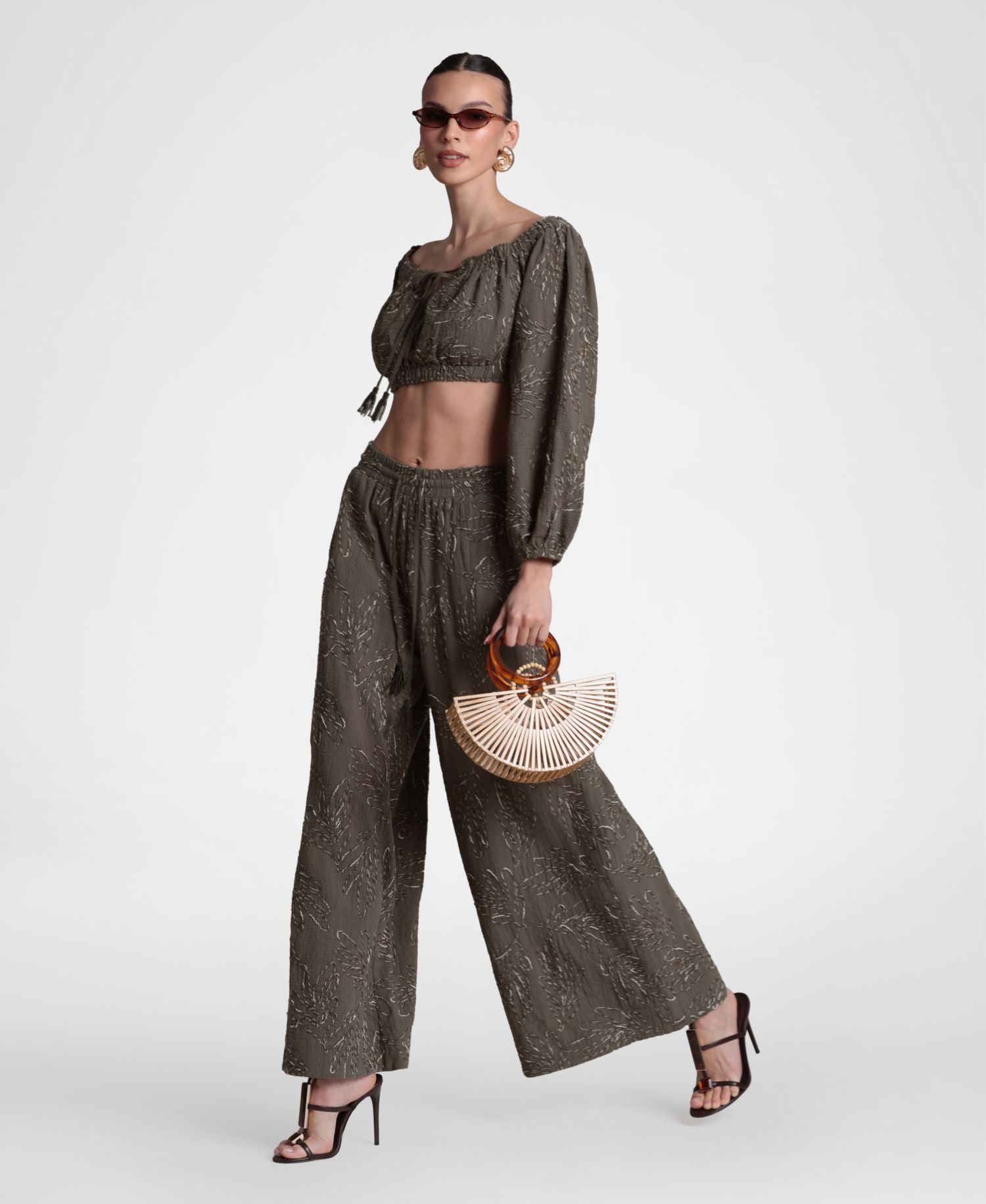 Women's Long-Sleeve Crop Top