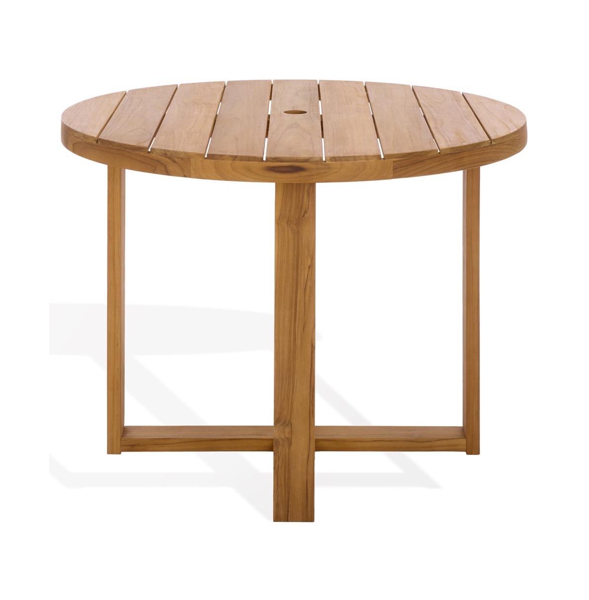 Augusta Home Mayaguana Round Teak Outdoor Dining Table