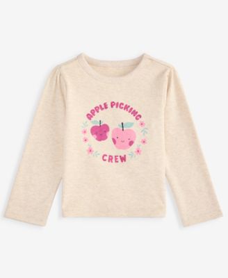 Baby Girls' Mix & Match Long-Sleeve Apple Picking T-Shirt
