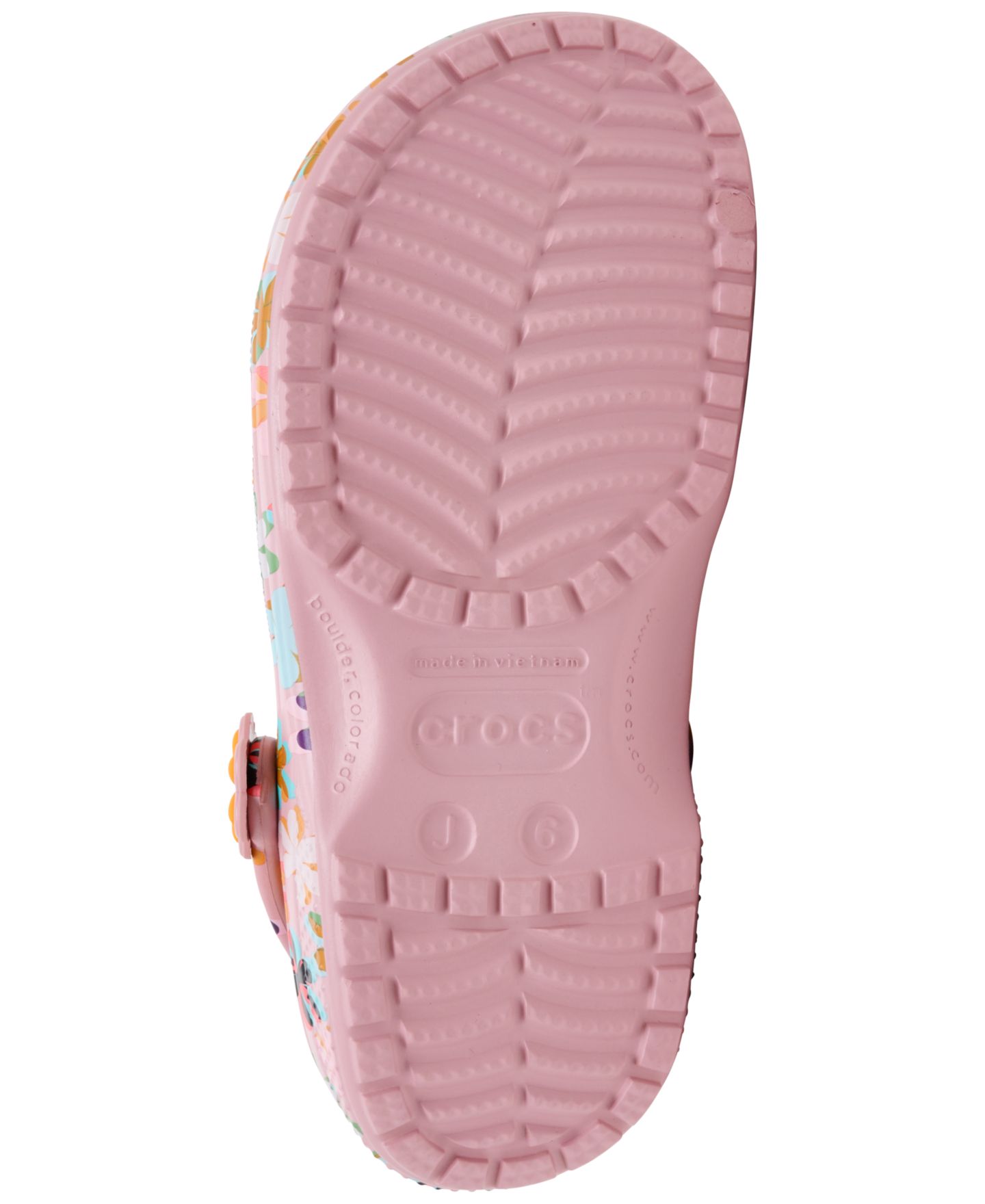 Сабо Crocs Classic Retro Summer Classic Clogs from Finish Line для девочек, цвет: Розовато-лиловый — фото 6