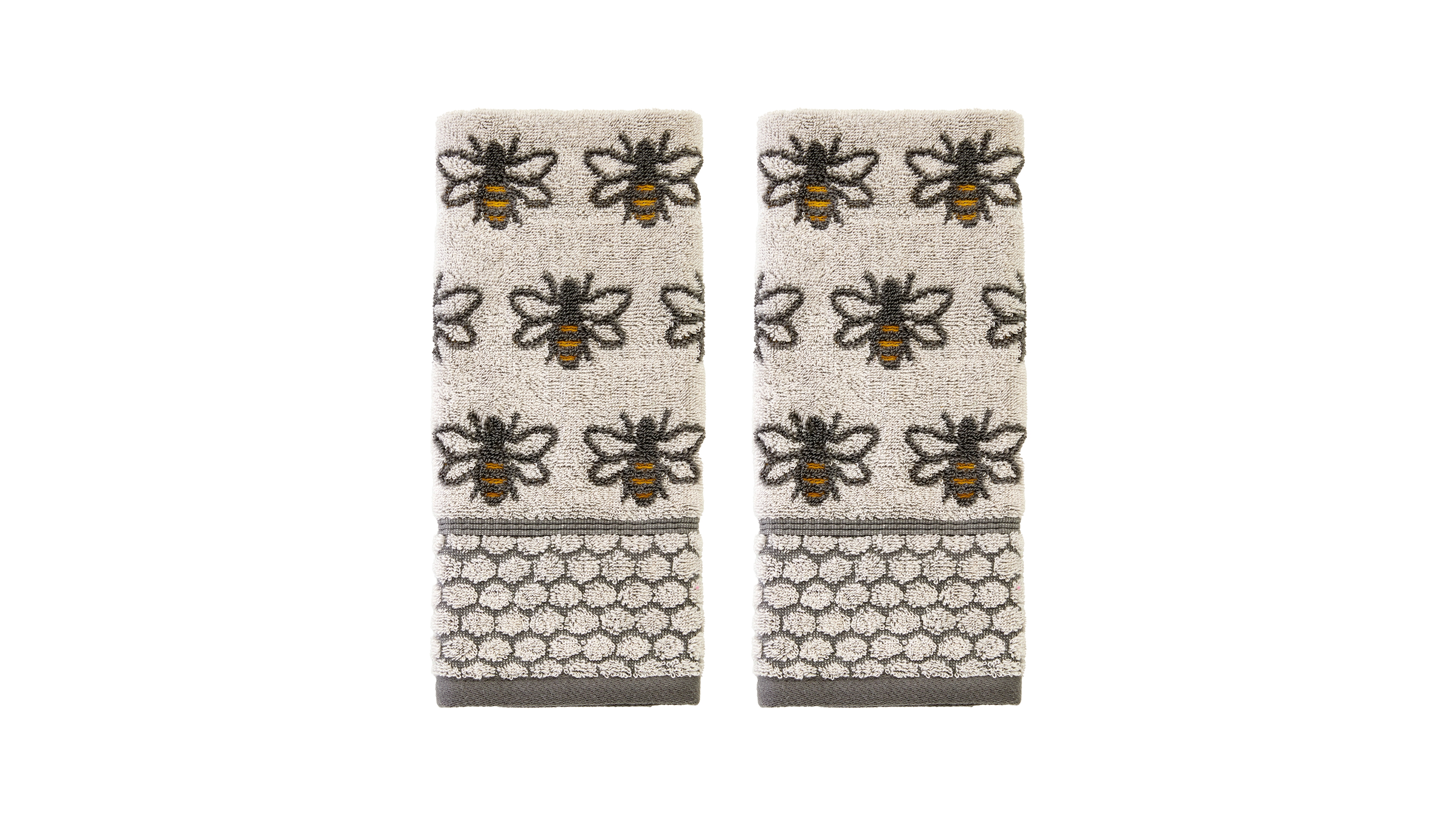 Skl Home Honey Bee Jacquard 2-Pc. Hand Towel Set