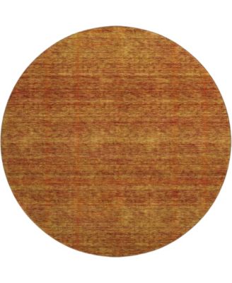 Soft Essentials Machine Washable SE1 8'x8' Round Area Rug
