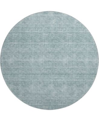 Soft Essentials Machine Washable SE1 8'x8' Round Area Rug