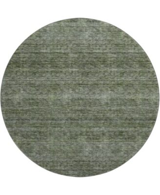 Soft Essentials Machine Washable SE1 8'x8' Round Area Rug