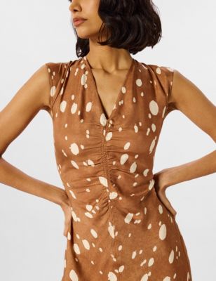 whistles brown dress Whistles Leather Shift Dress Chocolate Size 10
