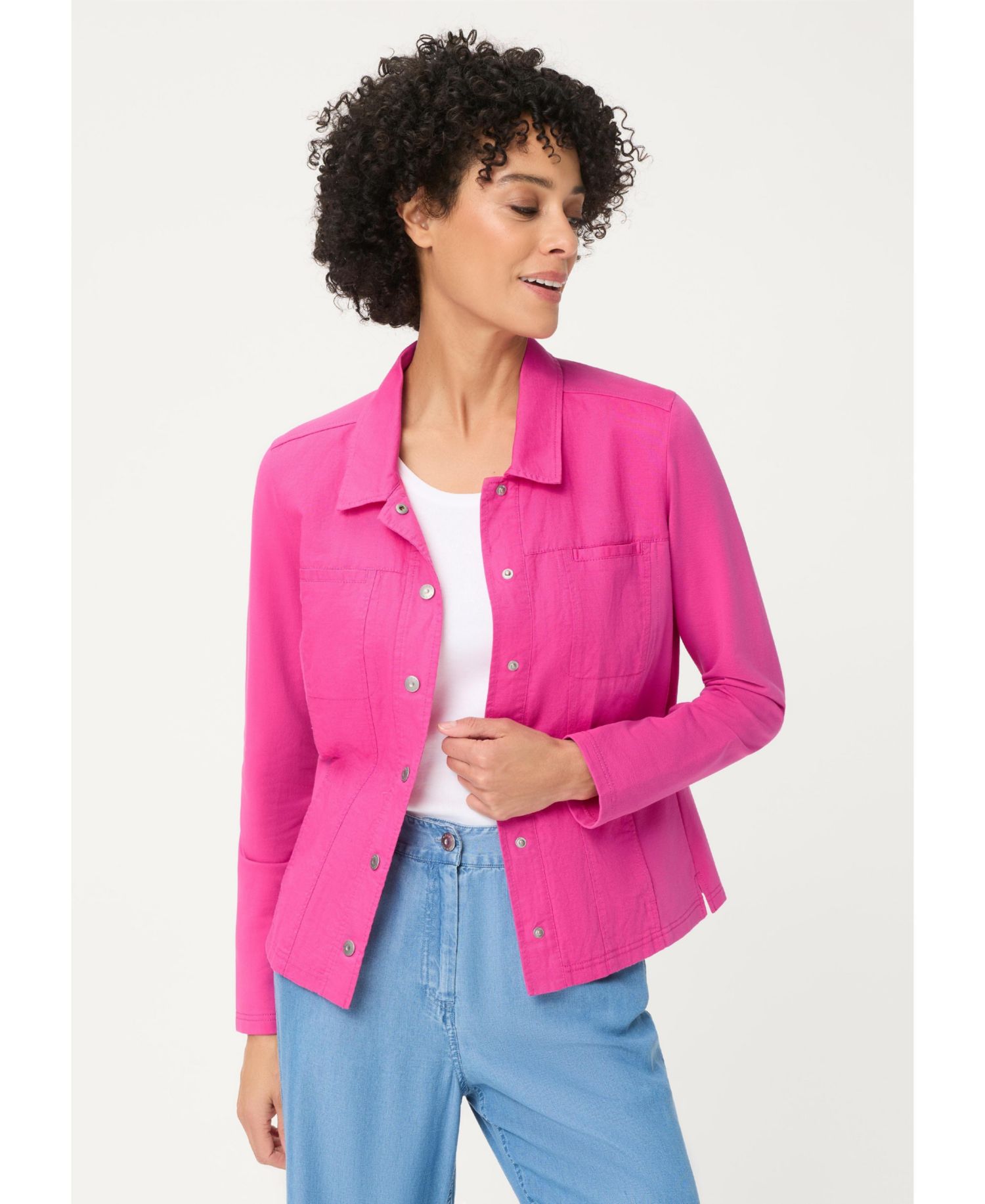 Women's Mixed Media Jacket