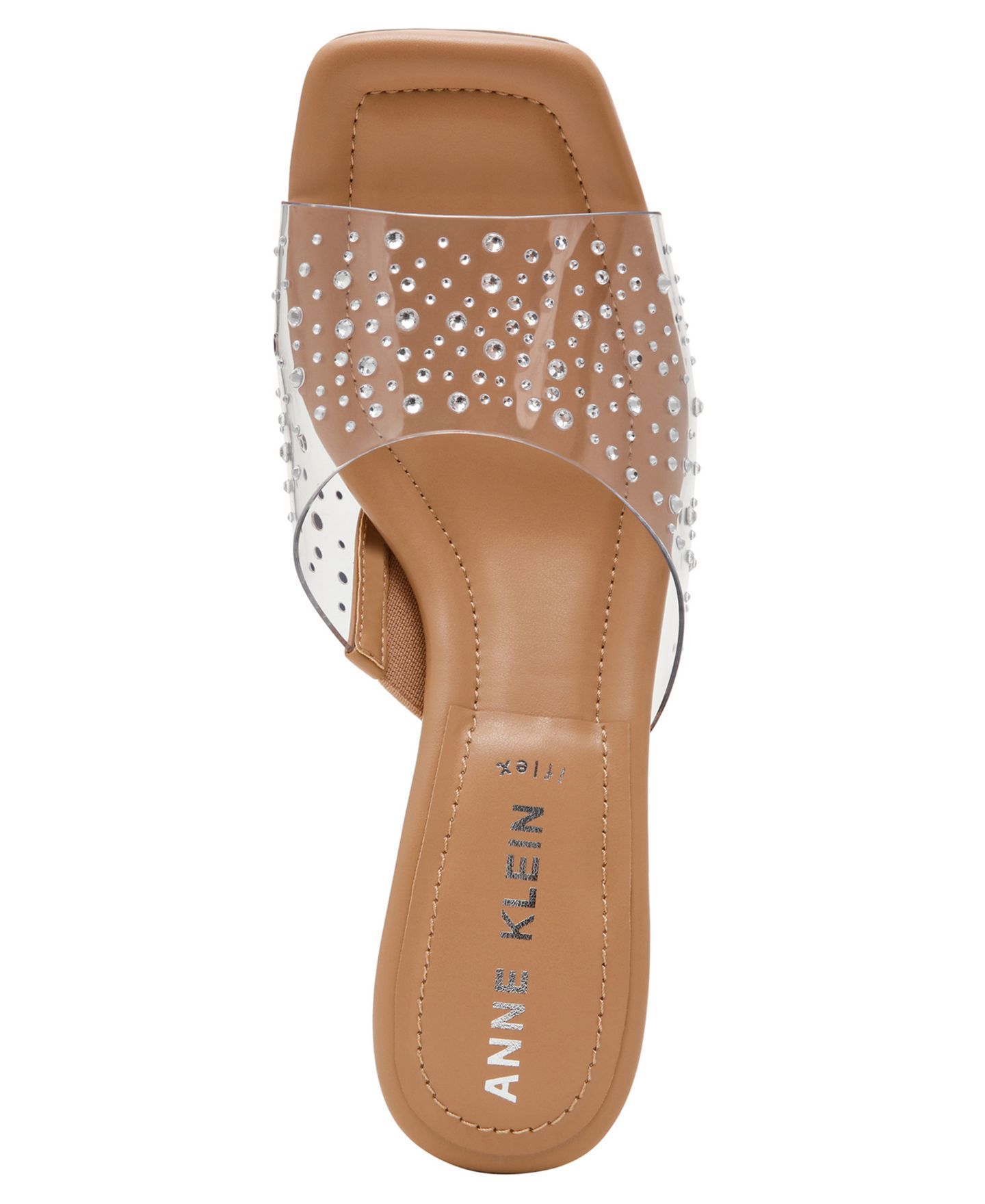 Женские сандалии Anne Klein Jerilyn-L Slip-On Dress Sandals, цвет: Прозрачный — фото 4