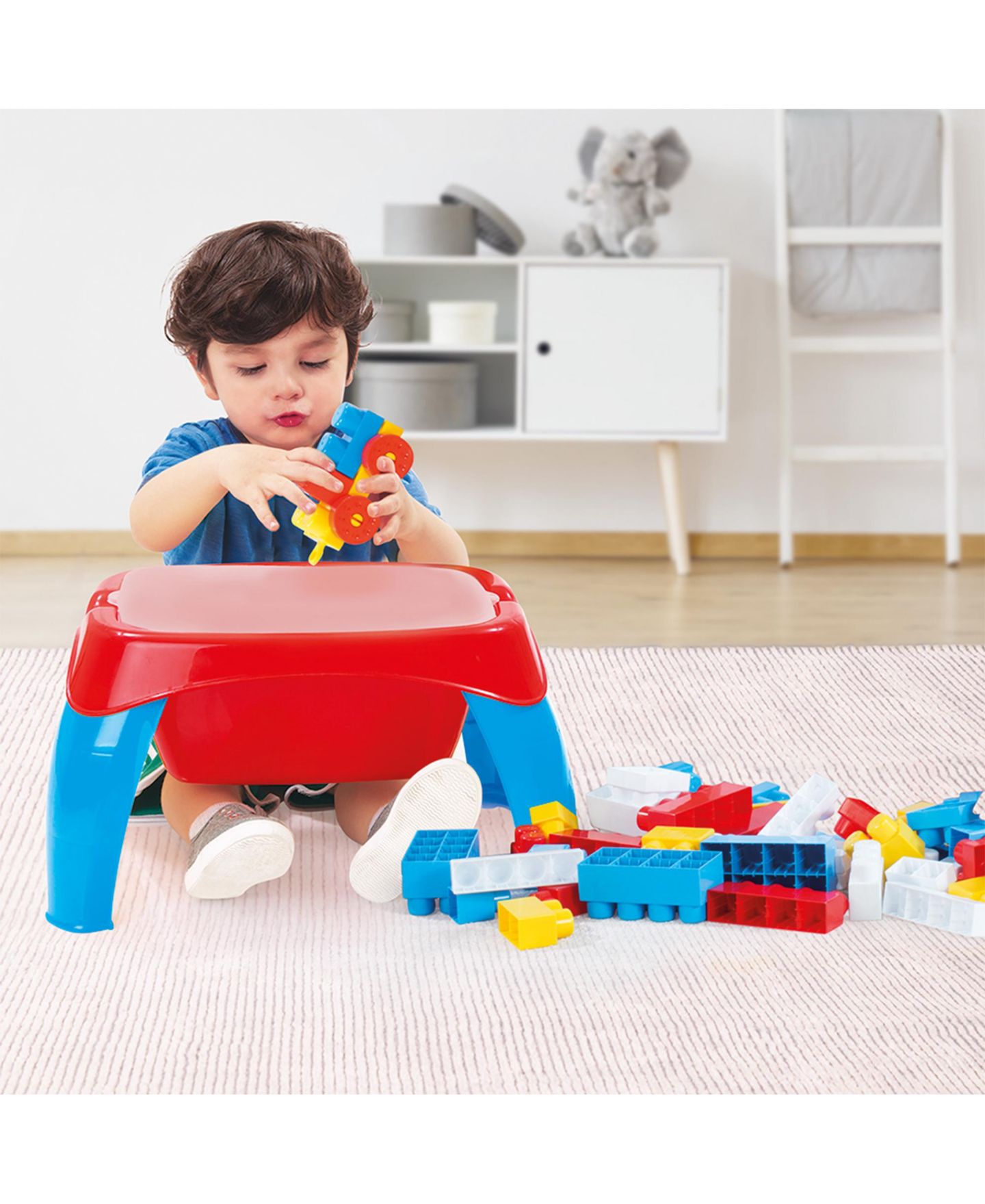 Детский конструктор Dolu Activity Play Table 30-Piece Building Set, Ages 12 Months+ — фото 3