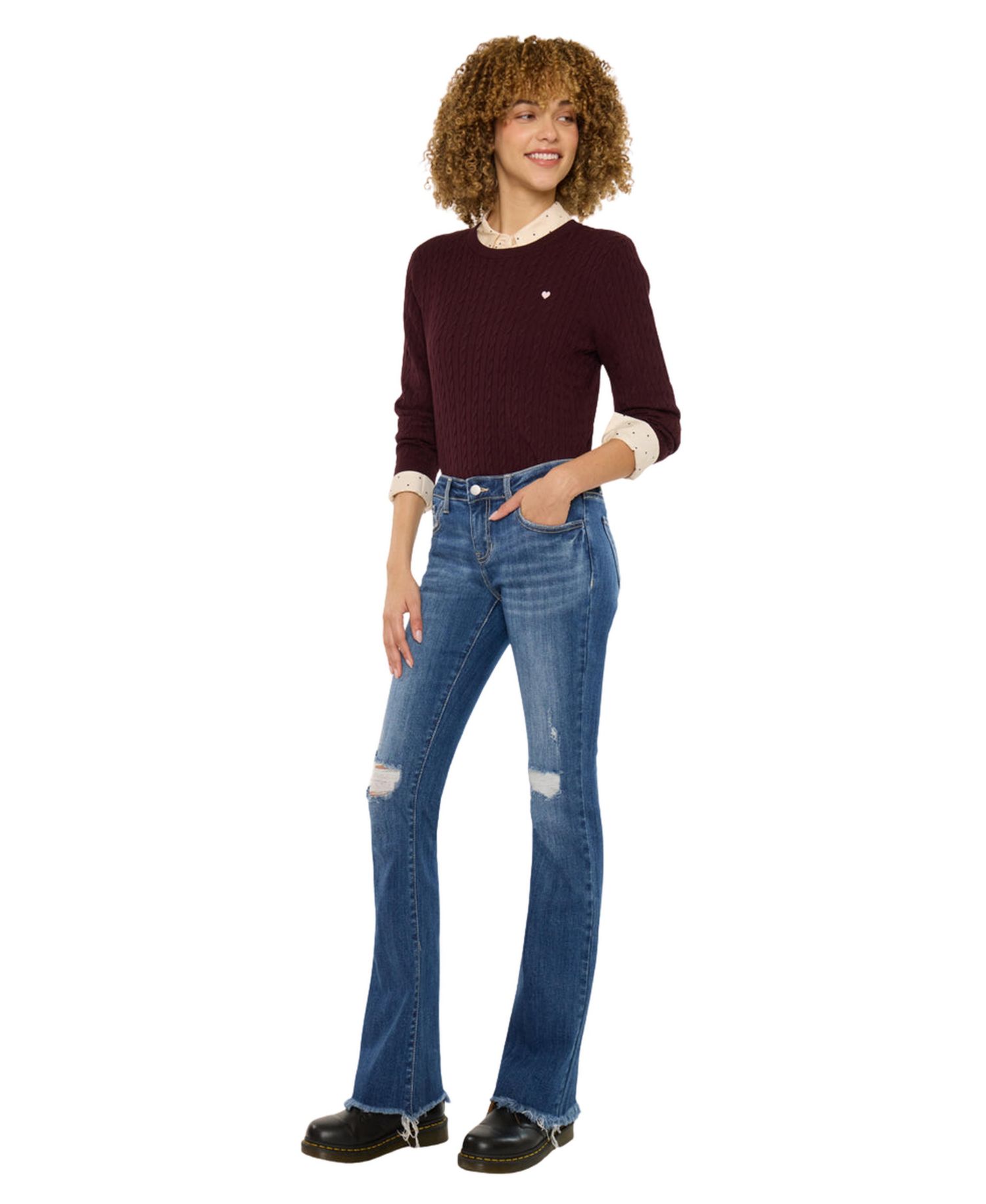 Women's Mia Low Rise Baby Bootcut Jeans