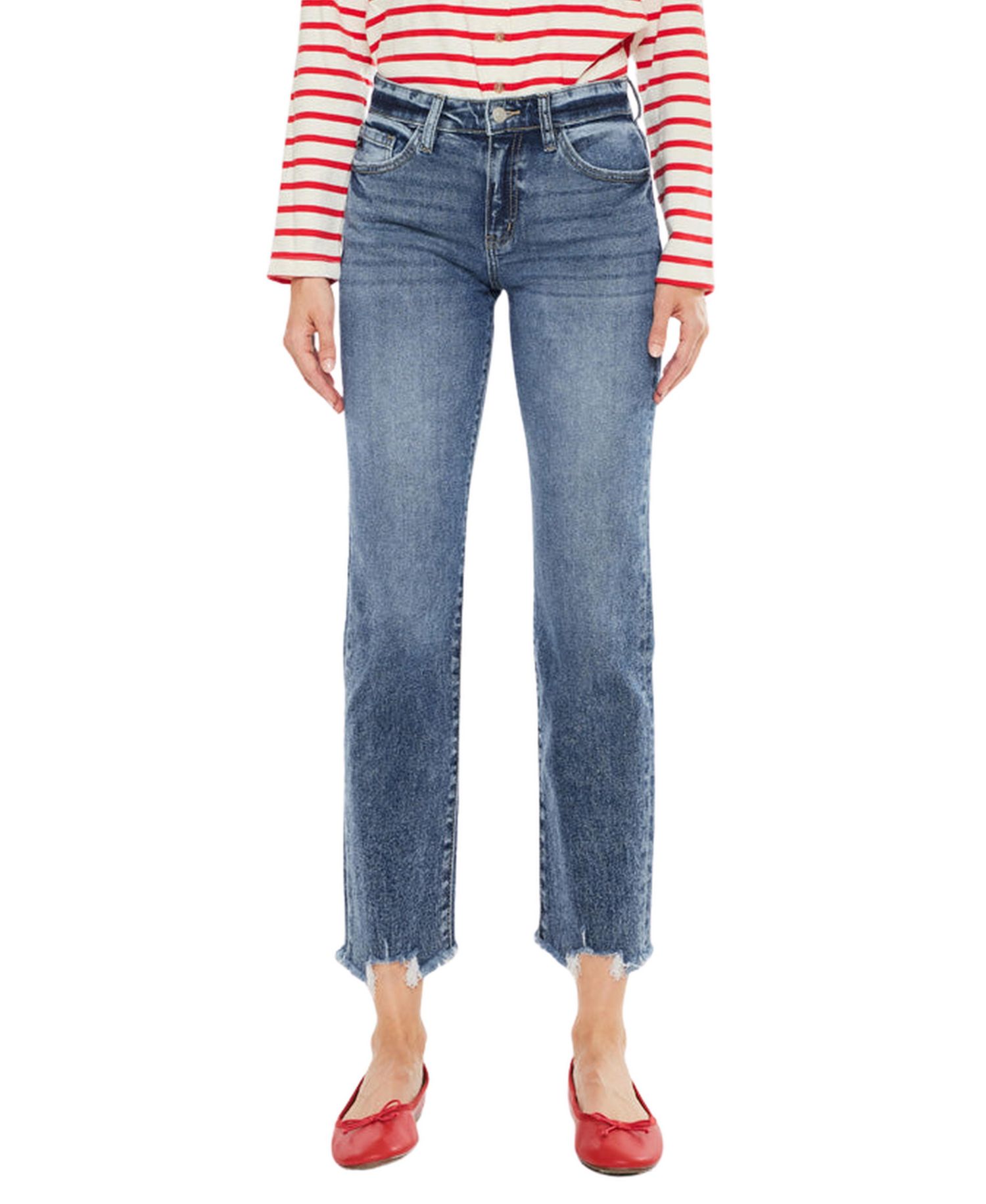 Women's Kathrine High Rise Slim Straight Jeans