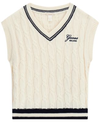 Guess Girls 7-16 Sleeveless Sweater - White 49$