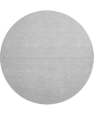Soft Essentials Machine Washable SE6 8'x8' Round Area Rug