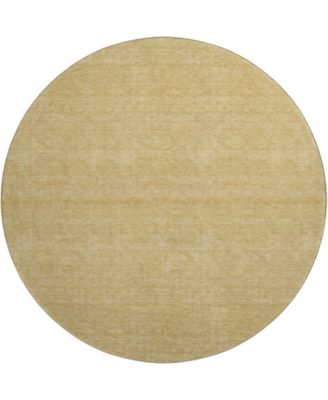 Soft Essentials Machine Washable SE6 8'x8' Round Area Rug