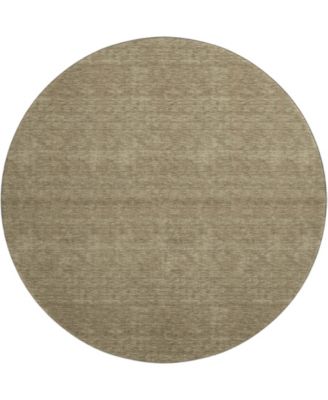 Soft Essentials Machine Washable SE6 8'x8' Round Area Rug