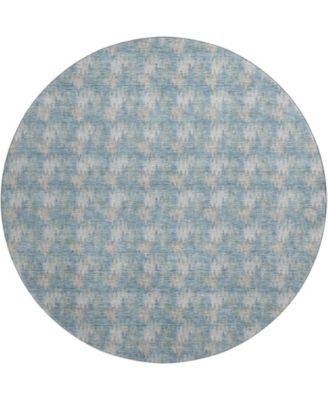 Soft Essentials Machine Washable SE5 8'x8' Round Area Rug