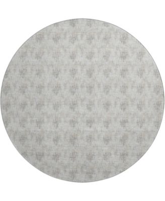 Soft Essentials Machine Washable SE5 8'x8' Round Area Rug