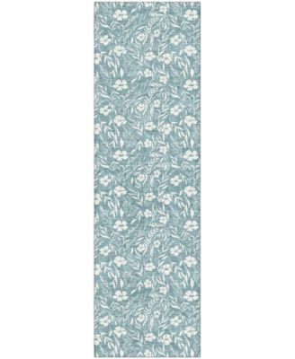 Soft Essentials Machine Washable SE4 2'3"x7'6" Runner Area Rug