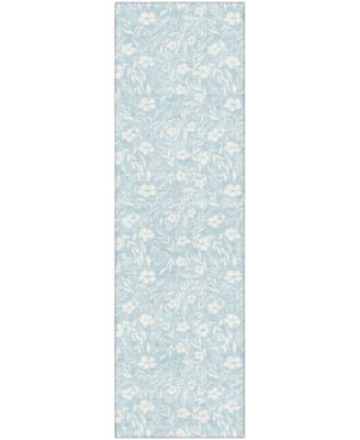 Soft Essentials Machine Washable SE4 2'3"x7'6" Runner Area Rug