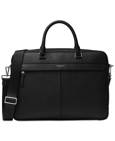Michael Kors Men's Odin Resina Large Briefcase - Bags & Backpacks - Men ...
