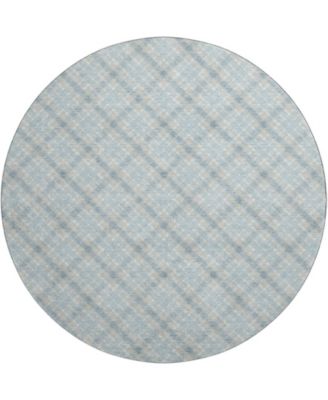 Soft Essentials Machine Washable SE3 8'x8' Round Area Rug