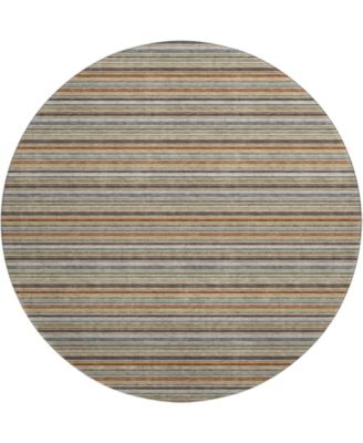 Soft Essentials Machine Washable SE2 8'x8' Round Area Rug