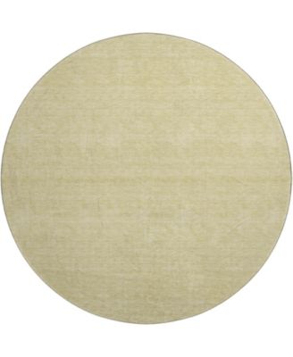 Soft Essentials Machine Washable SE6 8'x8' Round Area Rug